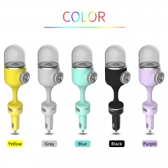 Car Plug Air Humidifier Purifier, Vehicular Essential Oil Ultrasonic Humidifier USB Charger