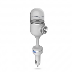 Car Plug Air Humidifier Purifier, Vehicular Essential Oil Ultrasonic Humidifier USB Charger