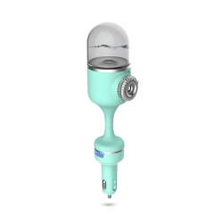 Car Plug Air Humidifier Purifier, Vehicular Essential Oil Ultrasonic Humidifier USB Charger