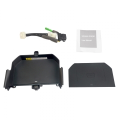 2018 OEM 5W Qi fast magnetic wireless car quick battery charger tray for iPhone specially for BMW 5