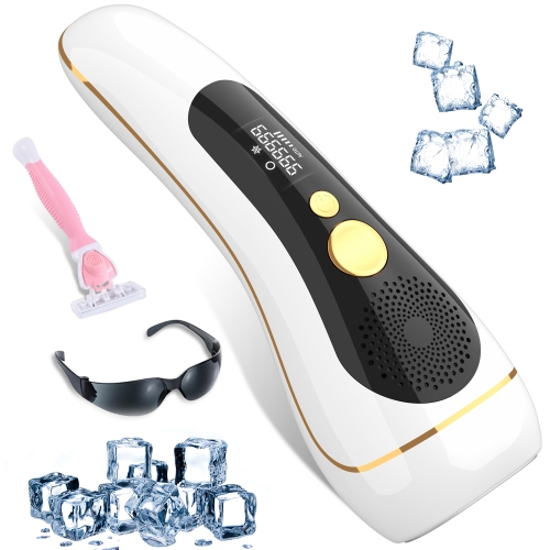G996 IPL Hair Removal Extra Large Display Screen With 0 Degree Ice Application Amazon Hot Product